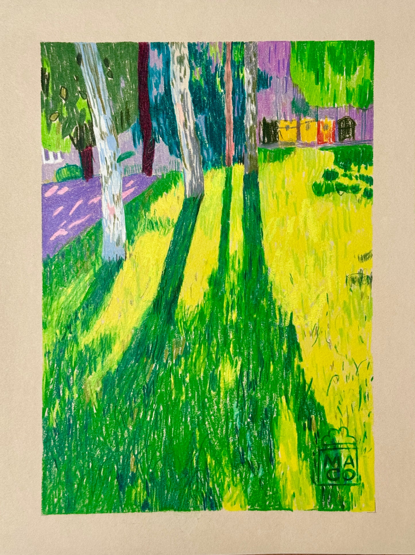 Lights in neighbourhood